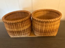 Vintage Hancock  The Original Pistachio Peanut Nantucket Double Basket Woven~NEW picture