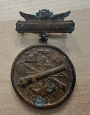 RARE FULGENCIO BATISTA 1933 SEPTEMBER 4 BAR MEDAL POLICE ORDER COUP D'ÉTAT picture