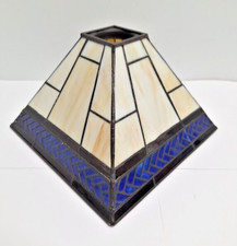 Pyramid Stained Glass Lamp Shade 8