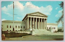 1965 US Supreme Court Building Washington DC Postcard Vintage Chrome picture