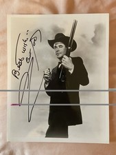 VINTAGE GLENN FORD HAND SIGNED AUTOGRAPH PHOTO 8 X 10 WITH ~COA WESTERN picture