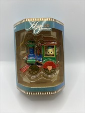 Trevco Cute CHRISTMAS ORNAMENT: MOUSE ENGINEER CHRISTMAS TRAIN With Box picture