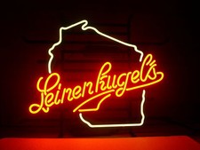 Leinenkugel's Wisconsin State Neon Light Lamp Sign 20