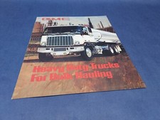 Vintage 1980 GMC Heavy Duty Trucks For Bulk-Hauling Dealer Brochure picture