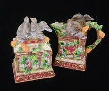 RARE Fitz & Floyd Colly Birds  IV -Twelve Days of Christmas-see Notes, please picture