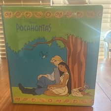 DISNEY  POCAHONTAS Vintage Binder Complete picture