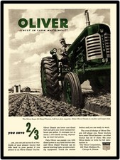Oliver Super 88 Tractor NEW Metal Sign 24