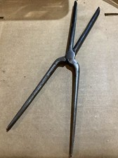 VINTAGE 1800S ANTIQUE ACIER IRON HAIR CURLER France #A picture