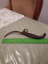 Mexican Saca Tripas • Tranchete Knife Antique Vintage Handmade  picture