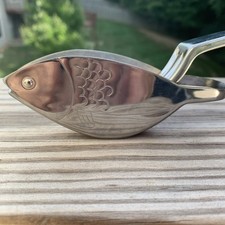 Vintage Fish-Shaped Metal Lemon Slice Press picture