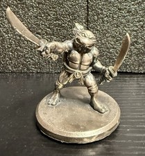 TMNT Leonardo .999 Fine Silver 173g / 5.56 Troy Oz Statue Scorpion Mint COA picture