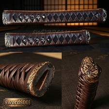 26cm + 20cm Tsuka Handle For Japanese Samurai Katana Wakizashi Maintenance DIY picture
