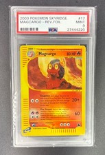 2003 Pokemon Skyridge Magcargo #17 Reverse Holo PSA 9 Low Pop picture