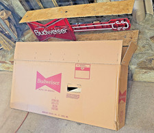 NEW Budweiser Bowtie Neon Electric Guitar (Item #051-271) 1992 NEW In Box NIB picture