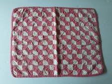 VTG Hand Stitched Doll Quilt 17