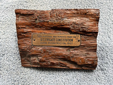 US Frigate Constitution OLD IRONSIDES BOSTON 1794 Wood Piece 1927 RECONSTRUCTION picture
