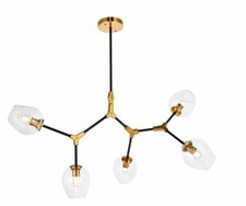 Elegant Lighting 1712D42LAB Cavoli 5 Light 43
