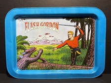 Vintage 1979 King Features Flash Gordon Metal TV Tray Vibrant Colors picture
