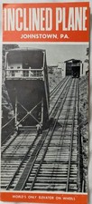 ***VINTAGE JOHNSTOWN, PA. INCLINED PLANE RAILWAY ADVERTISING PAMPHLET*** picture
