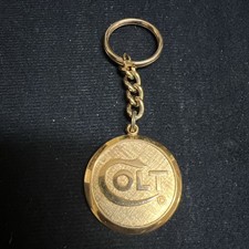 Colt Firearms Vintage Gold Key Chain  picture