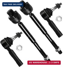 4pcs Front Suspension Kit Inner Outer Tie Rod End Fit 2005-2010 For Dodge Dakota picture