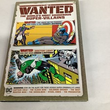 DC's Wanted: The World's Most Dangerous Supervillains Hardcover Dust Jacket picture