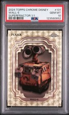 2024 Topps Chrome Disney WALL-E 1/1 Superfractor #131 PSA 10 GEM MINT picture