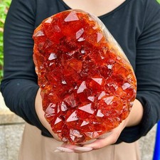 5.31LB  Natural citrine cave quartz cluster crystal sample picture