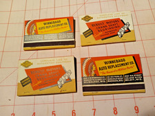 WB442 Matchbook Cover Wide Winnebago Auto Replacement Co Milwaukee Madison WI picture