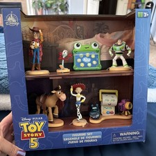 Collectible Disney Parks 2026 Disney Pixar (Toy Story 5) Figurine Set NIB picture