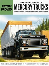 1961 Mercury Trucks Metal Sign 3 Sizes to Choose From picture