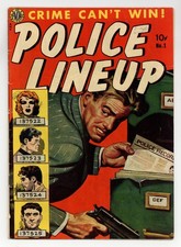 Police Line-Up #1 VG- 3.5 1951 picture