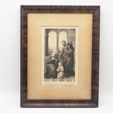 Antique Print Vintage Holy Family in Nazareth picture