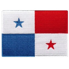PANAMA FLAG PATCH CENTRAL AMERICAN PARCHE EMBLEM embroidered iron-on EMBLEM new picture