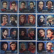 SCARCE Star Trek Voyager A&I 12 Card Animated Legacy Metal Set /75  picture