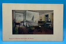 Mt Vernon Bedroom of General Washington Leat Bros Washington DC Postcard picture