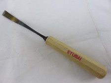 Stubai #22 Sweep 1 Spoon Chisel Left Oblique Wood Carving 12mm Austria UNUSED picture