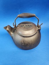Lodge 2TK2 Cast Iron Tea Kettle 2.5 Qt Vintage, USA Swivel Lid Steamer picture