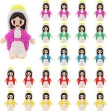 30PCS Little Virgin Mary Figurines,Mini Virgin Mary Dolls Bulk Little Figures picture