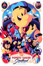 Popeye the Sailor Meets Sindbad Poster Print Wall Art Classic Cartoon Decor picture