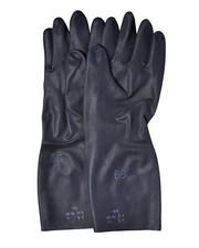 Army butyl rubber gloves from suit OZK. USSR. Original. Size 1 picture