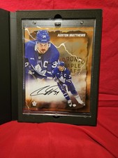 2024-25 Fanatics Under Wraps Auston Matthews Orange 17 / 25 Autographed picture
