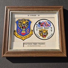 USAF Decals 79 TFS Tactical Fighter Squadron 1977 Nato Tiger Meet F-111 Aardvark picture