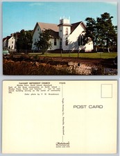 Calvary Methodist Church Shelburne Nova Scotia Postcard picture