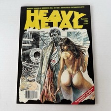 Heavy Metal Magazine Summer 1986 Illustrated Fantasy Comic Books Morbius Gravis picture