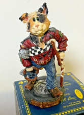 Boyds Bears-Mario Fenderbender…1 Down, 8 To Go Purrstone 1E Cat Racecar Driver picture