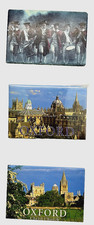 Vintage Fridge Magnets Set of 3 Williamsburg Oxford Souvenir Travel Memorabilia picture