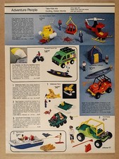 Fisher-Price Adventure People Sea Explorer Dunebuster Jeep 1979 catalog ad page picture