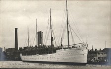 Steamship Hancock The Rotograph Co. c1900s-10s Real Photo Vintage Postcard bhn picture