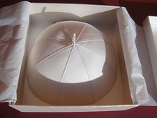 Pope Leo XIV official Zucchetto papal skullcap hat handmade by Vatican tailor picture